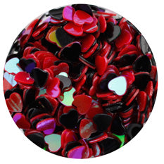 Empey Reasonable Series Heart Red×Black Mix B186
