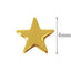 SHAREYDVA Studs Metal Star 4mm Gold