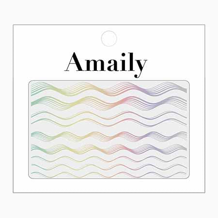 Amaily Nail Sticker No. 5-26 Wave (OS)