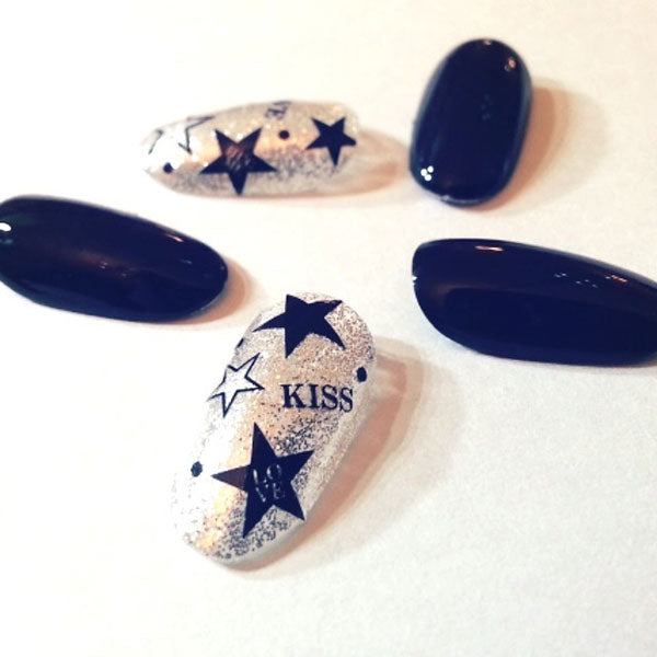 Amaily Nail Sticker No. 2-5 Love Message Black