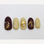 【23633 】SHAREYDVA Nail Parts Frame Ribbon Gold