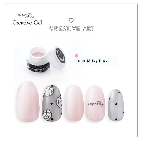 Sha-Nail Pro Creative Gel Milky Pink 009