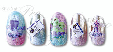 Sha-Nail Pro Sticker Digital Sea Punk KAIDS-001