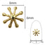 【23638 】SHAREYDVA Nail Parts Asterisk Gold