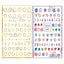 Sha-Nail Pro Sticker Specimen Slice Agate Gold RYOSP-003(Limted)