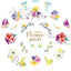 Sha-Nails Pro Nail Sticker Flower Print FPNT-001