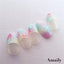 Amaily Nail Sticker No. 3-15 Crystal Snowflakes White