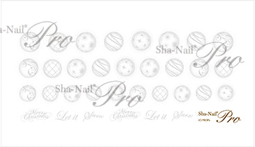 [10043]  Sha-Nail Plus White Ornament WO-PWH