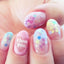 Amaily Nail Sticker No. 2-2 Gothic Message White