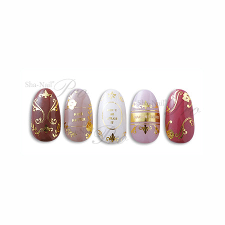 Sha-Nail Plus Ivy Pattern Gold IV-PG