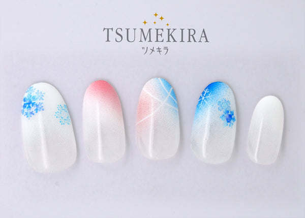 Tsumekira Watercolor Snowflakes 7 NN-YUK-701