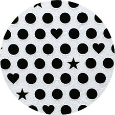 Amaily Nail Sticker No. 5-7 Black Dots