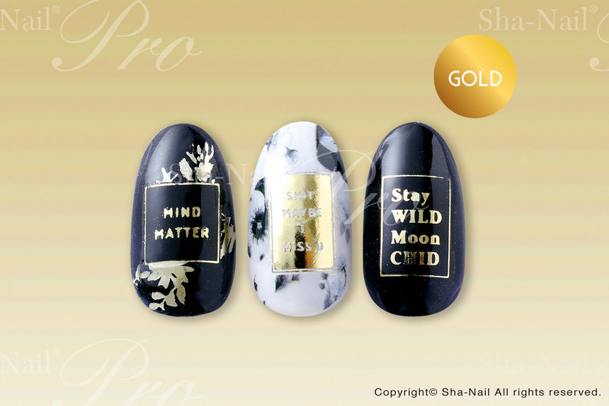 Sha-Nail Plus Label Gold LB-PG