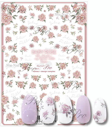Sha-Nail Pro Sticker Baby Rose N-BR001