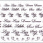 Amaily Nail Sticker No. 2-8 Lalala Black