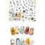 Sha-Nails Pro Nail Sticker Nostalgic Fruits NOF-001