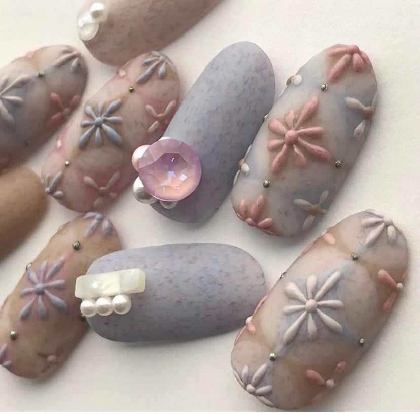 Nail parfait art color gel A62 Sandy blue 2g