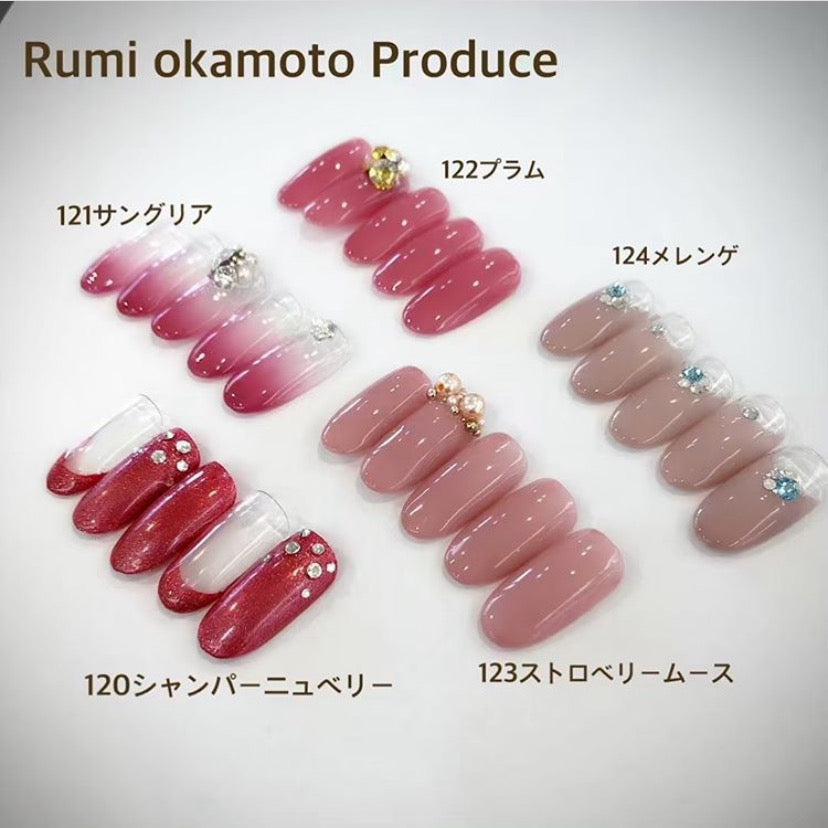 Nail parfait art color gel 123 Strawberry mousse